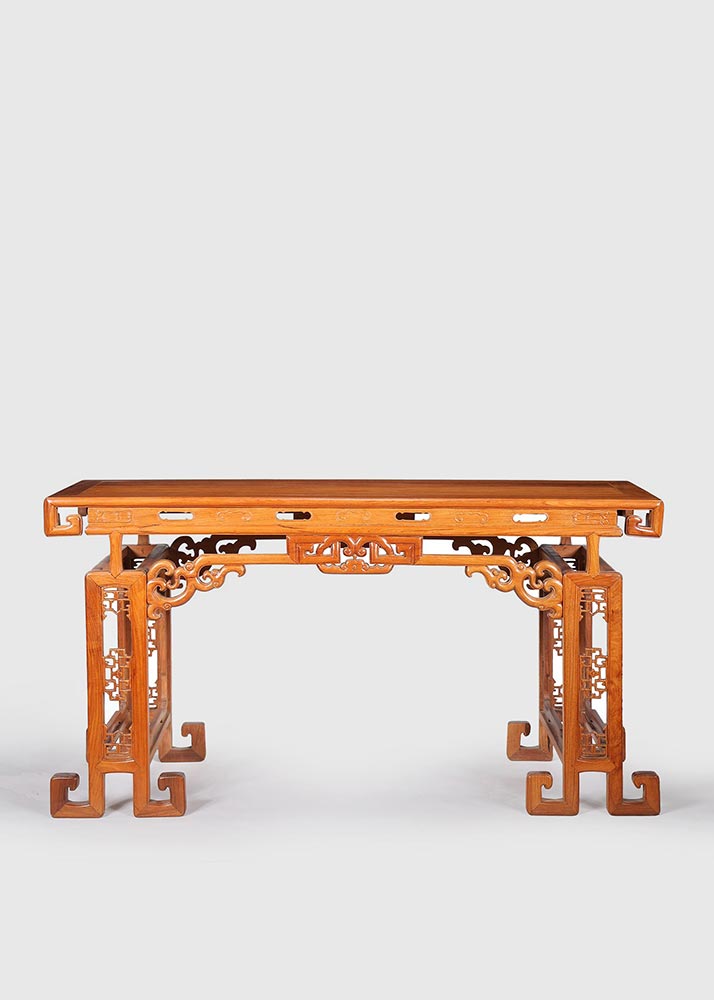 越南黄花梨八足平头案