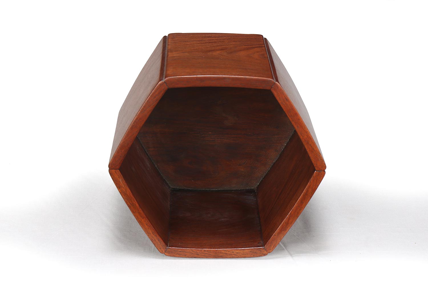 越南黄花梨六方型大画筒