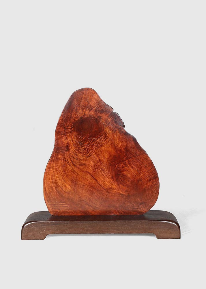 海南黄花梨蟠桃型摆件