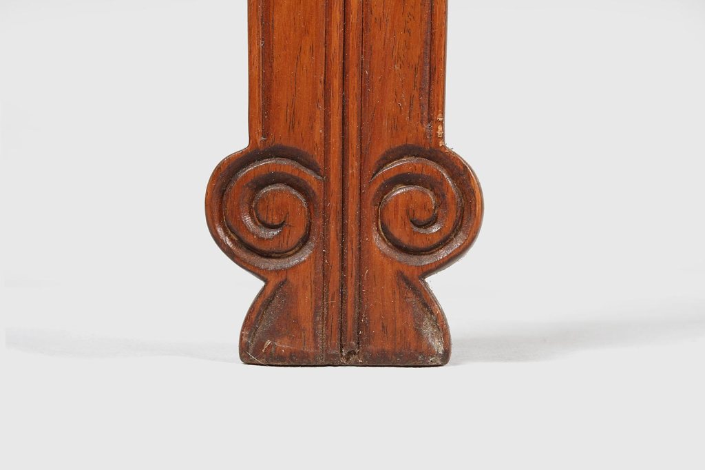 越南黄花梨一块玉翘头案