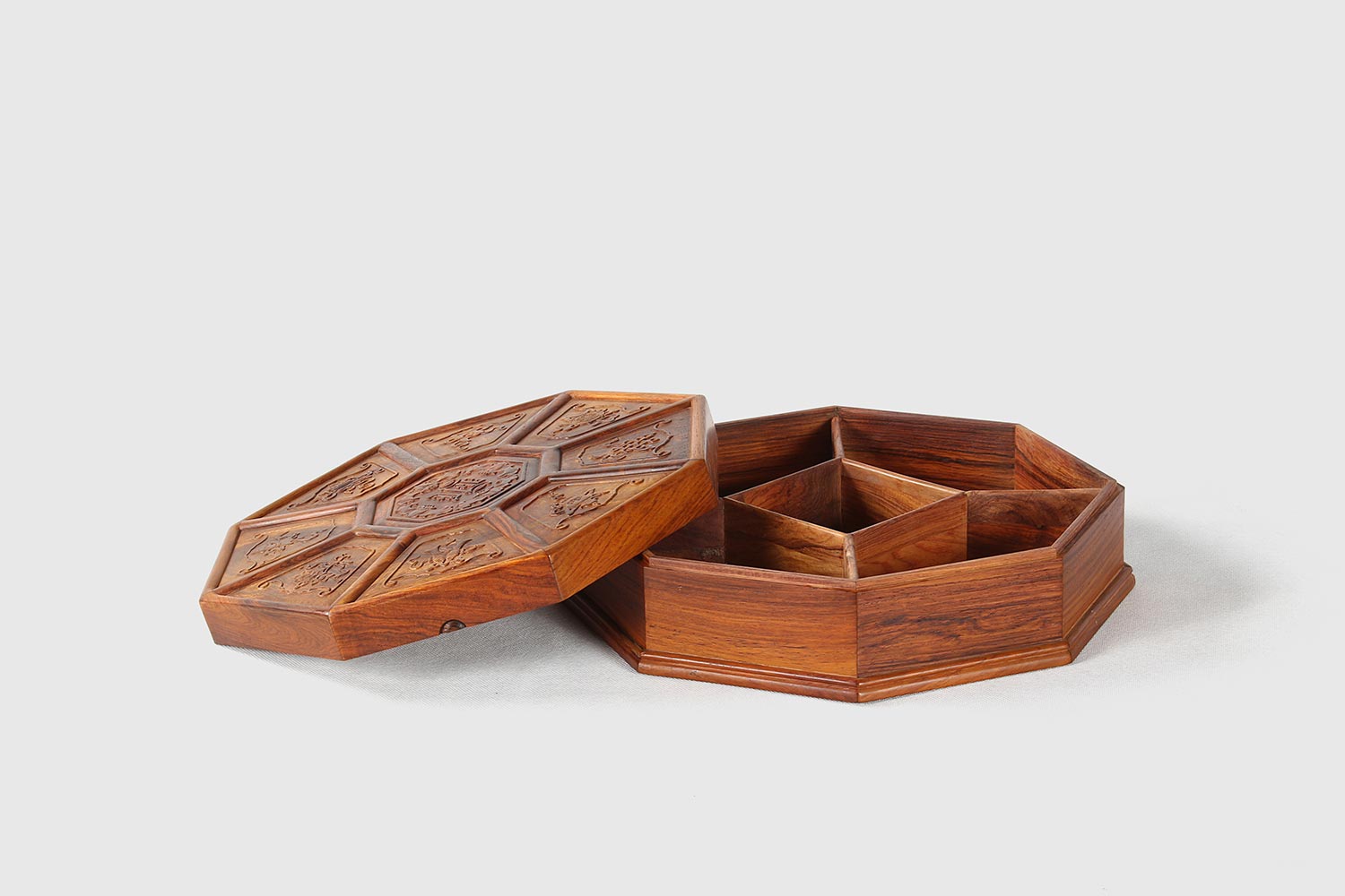 越南黄花梨八仙锦盒