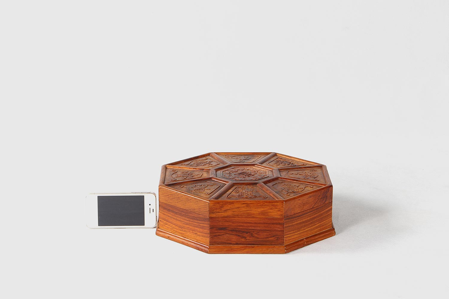 越南黄花梨八仙锦盒