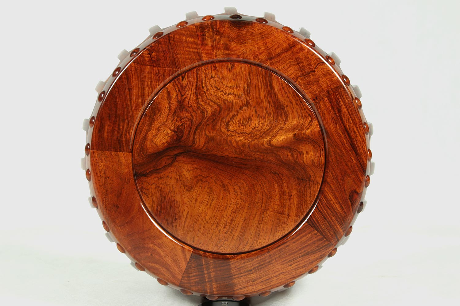 越南黄花梨梳子鼓凳